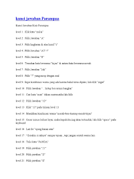 This video is not mine. Terkini Kunci Jawaban Kuis Parampaa