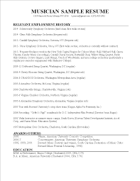 Your music profession resume may include careers such as music education, composing, or performing arts. Musician Resume Sample Templates At Allbusinesstemplates Com