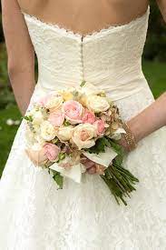 You'll find hints of lavender among the lush silver dollar eucalyptus and lambs ear greenery. Wedding Of Antique Roses Tobey Nelson Weddings Events