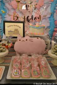You will love the details of this cat birthday party. Pusheen Birthday Party Ideas Photo 10 Of 34 Pusheen Birthday 10th Birthday Parties Birthday Party