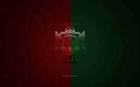 Some of them are transparent (.png). Download Wallpapers Portugal National Football Team Emblem Uefa Green Red Logo Green Red Fiber Background Portugal Football Team Logo Football Portugal For Desktop Free Pictures For Desktop Free