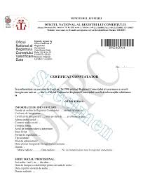 Este recomandat ca un antreprenor interesat de infiintarea. Certificat Constatator Onrc Online In Doar Cateva Minute