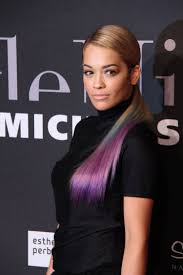 Divide your hair into two or four low ponytails and fasten each one with an elastic. 2014 Hair Color Trend Dipped Dyed Color As Seen On Rita Ora Gwen Stefani Kylie Jenner Glamour