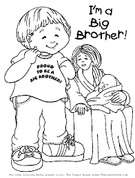 Big brother coloring pages printable. New Baby Brother Coloring Page Coloring Home