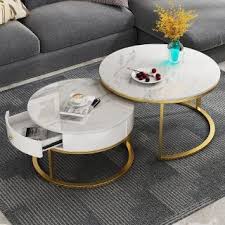 Poly & bark riley marble top rectangle coffee table. Dyh Coffee Table Set Marble Table Living Room Storage Table Set Modern Computer Table Nordic Tea Table With Drawer Shopee Singapore