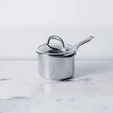 Saucepans are also made to cook, saute and reheat various foods such as rice, pasta and potatoes. Buy Stainless Steel 16cm Saucepan With Lid Nickel Free Meyer Potsandpans India