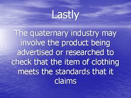 Tap card to see the definition. What Does Quaternary Industry Involve