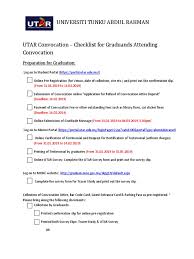 Home stickers and logo car body stickers. Utar Convocation Checklist For Graduands Attending Convocation March 2019 1 Dress Codes Consumer Goods