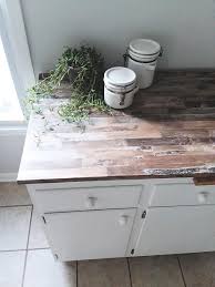 Plastic laminate countertops are manufactured using heat and pressure to combine layers of paper tagged counter top counter tops countertop countertops laminate stone counter stone. 5 Rustic Diy Faux Countertops