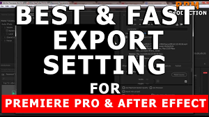 Try 30 days of royalty free music! Best Fast Export Settings For Adobe Premiere Pro After Effect Cc Youtube