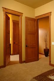 Craftsmen In Honey Interior Door Square Top Rail 3 Panel Plank A1 Knotty Ald Craftsman Interior Doors Shaker Style Interior Doors Craftsman Style Interiors