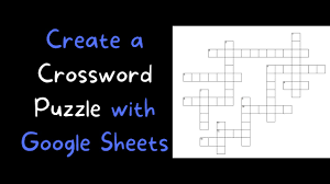 We did not find results for: How To Create A Crossword Puzzle With Google Sheets Youtube