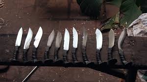 Learn to forge damascus knives before you try forging damascus swords. No Nonsense Railroad Spike Knives Youtube