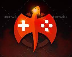 Pegatinas en el tema de videojuegos, consolas, juegos retro, sega, nintendo, héroes y personajes, logotipos y marcas de internet, geek, pokemon, cultura popular, redes sociales, guerras de estrellas. Logotipo Con Dragon Para Actividades Relacionadas Con Los Videojuegos