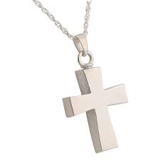 If you want to buy them instead, go to the. Curved Cross Pendant And Necklace For Ashes In Silver