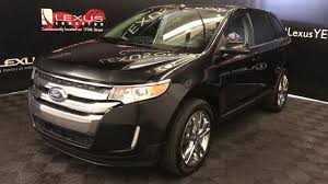 The 2013 ford edge is ranked #10 in 2013 affordable midsize suvs by u.s. Black 2013 Ford Edge Limited Review Edmonton Alberta Lexus Of Edmonton Youtube