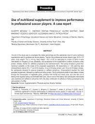 1 although the hormone in the body is rather heterogeneous, the major component is made up of 191 amino acids, stabilised by two disulphide bonds and reaching a molecular weight of 22 kda. Pdf Use Of Nutritional Supplement To Improve Performance In Professional Soccer Players A Case Report