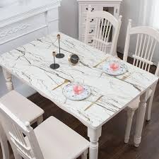 Table pads are made of a lightweight, stiff fiberboard inner core that is covered. Not Transparent Marble Printing Gold Pattern Pvc Table Cloth High Quality Covers For Home Dining Table Waterproof Mats Pads Home Tablecloths Aliexpress