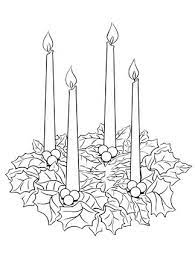 Advent Wreath Coloring Page Supercoloring Com Advent Coloring Christmas Coloring Pages Wreath Printable