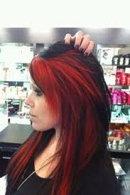 A black woman's hair is her crowning glory. Black And Red Hairstyles For Long Hair In 2020 Hair Styles Edgy Hair Color Edgy Hair