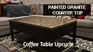 Many pieces are stored in our warehouse, so please click on contact dealer under our logo below to find out if the pieces you. Diy Faux Granite Table Top Coffee Table Upcycle Youtube