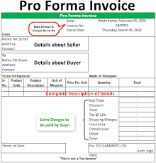 Pro Forma Invoice Meaning Format How To Create