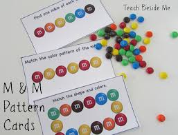 M M Math Pattern Cards Math Patterns Card Patterns Teaching Patterns