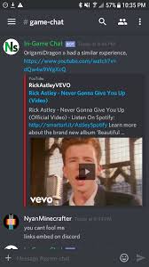 Maybe you would like to learn more about one of these? To Rickroll A Discord User Through A Direct Link Therewasanattempt