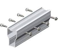China Solar Pv Panels Mounting Aluminum Rail Splice 16 ...