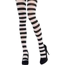 Black And White Striped Tights Outfit Adult Black And White Striped Tights Striped Tights Black And White Tights Striped Stockings