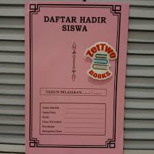 Nis siswa dan absen siswa. Buku Daftar Hadir Siswa Absensi Siswa Shopee Indonesia