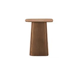 Part 1 of this project tutorial shows kevin inkster assembling wood logs into the structure of a modern and super stylish wooden side table. Vitra Wooden Side Table Small H 39 X W 31 5 X D 31 5 Cm Walnut With Black Pigmentation By Ronan Erwan Bouroullec 2015 Designer Furniture By Smow Com
