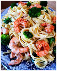 Stir in chicken broth, increase heat to. Blackened Shrimp And Broccoli Alfredo Recipe Julias Simply Southern