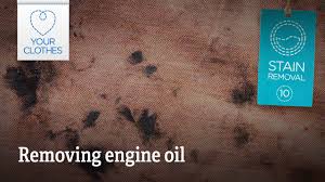 Oil stains can be challenging to remove from clothing. Stain Removal How To Remove Engine Oil Stains From Clothes Youtube