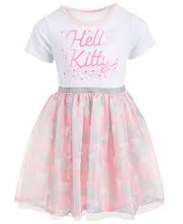Hello kitty velour diamante hoodie curve. Hello Kitty Little Girls Tutu Dress Reviews All Girls Dresses Kids Macy S
