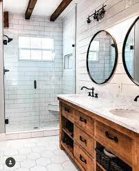 Pin By Danielle Green On Modern Home Modern Bathroom Remodel Farmhouse Master Bathroom Bathroom Remodel Master