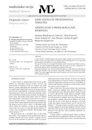 Pdf Lipid Status Of Professional Athletes