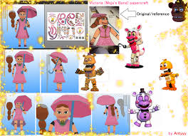 Moja S Band Papercraft Commission Victoria By Https Www Deviantart Com Antyyy On Deviantart Paper Crafts Horror Game Crafts