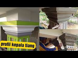 Berikut cara membuat profil tiang teras depan rumah, bentuk profil sederhana Cara Membuat Profil Kepala Tiang Teras Rumah Youtube