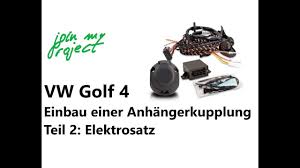 Volkswagen golf 2016 pdf bedienungsanleitung pdf 11.7mb. Anhangerkupplung Am Golf 4 Nachrusten Teil 2 Einbau Des Elektrosatzes Youtube