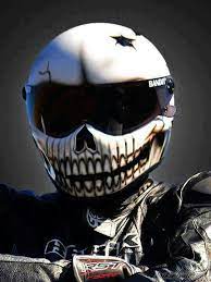 Pin By Michele Hobek On Skulls Cool Motorcycle Helmets Motorbike Helmet Custom Motorcycle Helmets