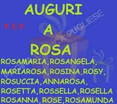 Buon Onomastico A Tutte Le Rosette Pagina Comica Pugliese Facebook