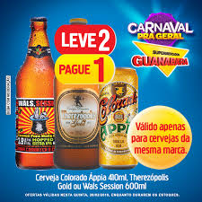 Dizem que um é pouco, dois é bom e três é demais. O Festival De Cervejas Continua Supermercados Guanabara Facebook