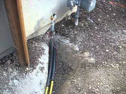 Installing a gas line underground Pe Pipe Gas Line Install Part 1 Of 2 Youtube