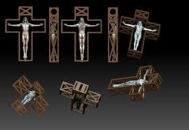 Cross Free Man Pandant Cross 3d Model 3d Print Model In 2020 Print Models 3d Model Print