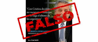 Hay que ser una persona honesta, lejos de la equidistancia y con la suficiente memoria histórica para saber de donde viene el origen de cada problema. Es Falso Que Alberto Fernandez Dijo Con Cristina Decidimos No Vacunarnos Hasta Que No Lo Haga El Ultimo Argentino Chequeado