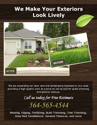 Lawn care mowing flyer template. 15 Lawn Care Flyers Free Examples Advertising Ideas Hloom