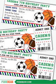 Create Awesome Sports Birthday Invitations With This Printable Invitation Templat Sports Baby Shower Invitations Sports Birthday Invitations Sports Baby Shower