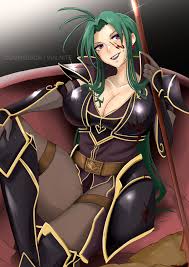 vialnite, petrine (fire emblem), fire emblem, fire emblem: path of  radiance, nintendo, highres, 1girl, armor, black armor, black gloves,  blood, blood on face, boots, breast tattoo, breasts, cleavage, earrings,  full body, gloves,