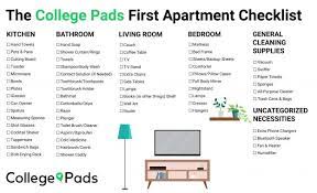 Check spelling or type a new query. First Apartment Checklist For New Renters College Pads